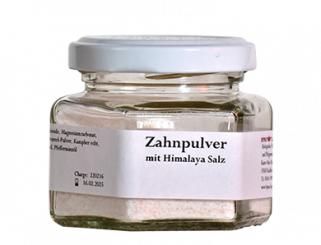 Zahnpulver mit Himalaya Salz - 40 g 
